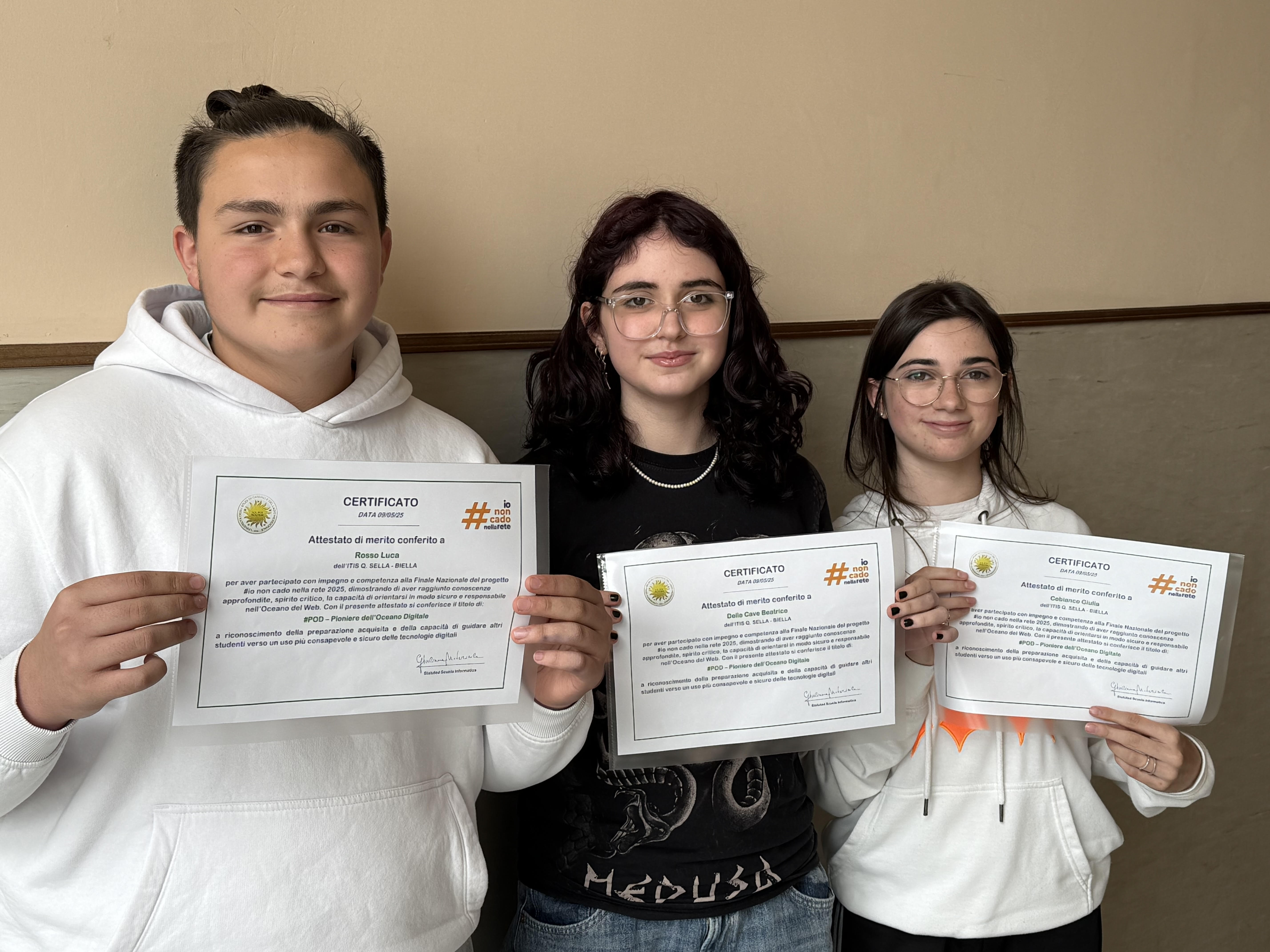 L’ITIS al quarto posto alla finale nazionale del concorso “Io non cado nella rete”