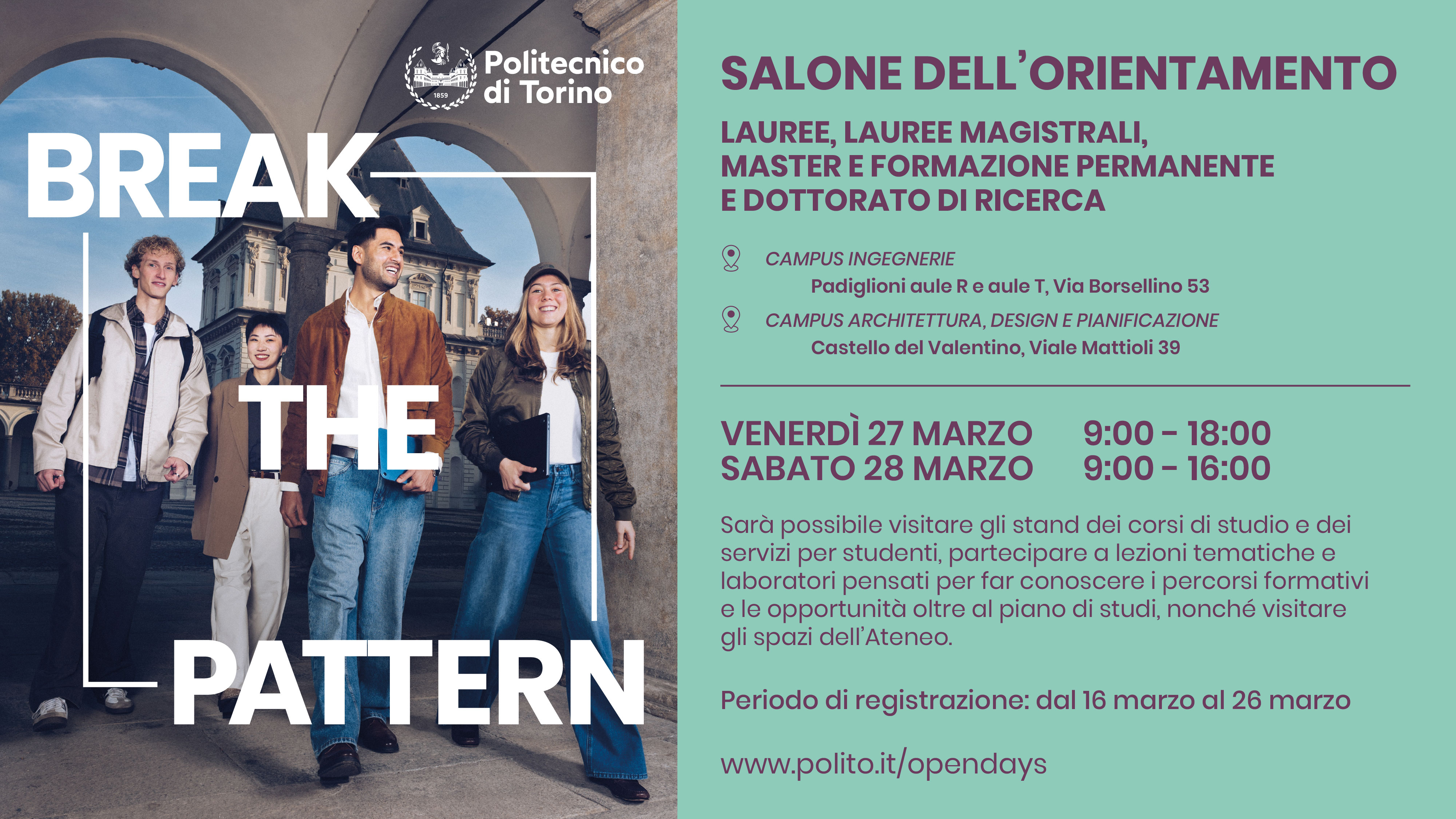 Salone Orientamento - Politecnico di Torino