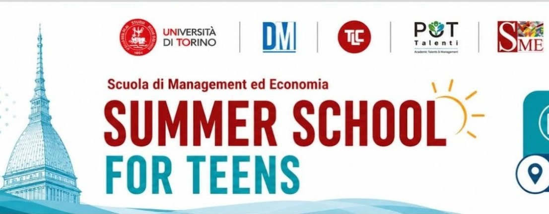 Summer School for Teens, gratuita – Università di Torino | Scuola di Management ed Economia